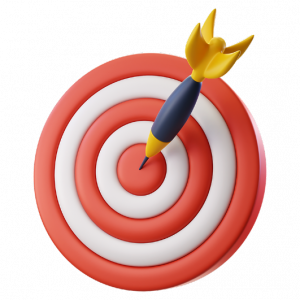 3d target icon for visual effect only